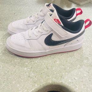 Nike Court borough low 2. Black and white youth size 3